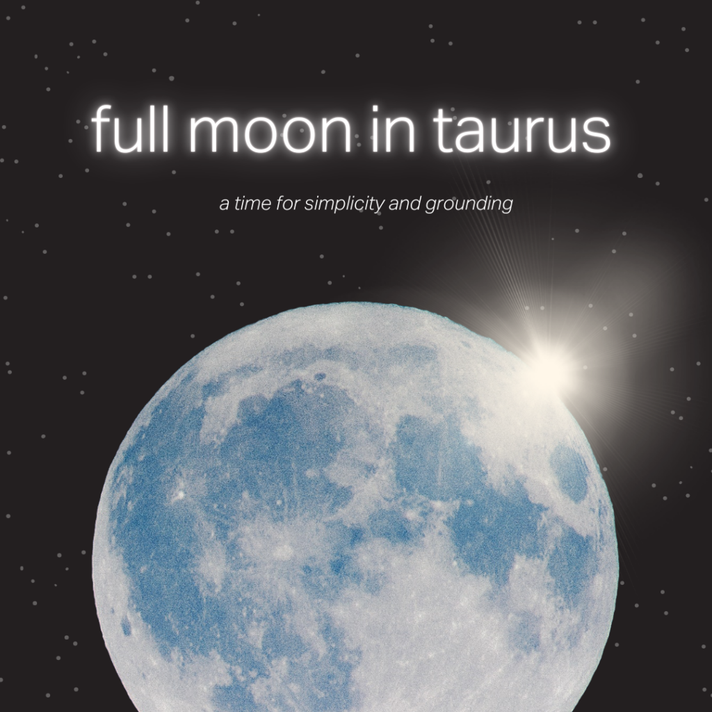 full moon in taurus