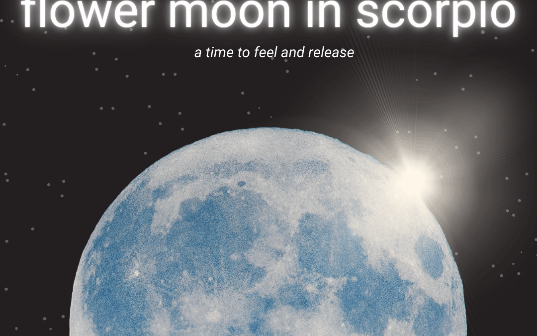 The Flower Moon in Scorpio: Feel + Release 5.15
