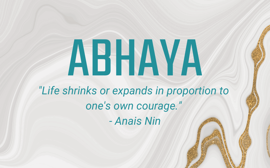 08.18 – 08.24: Abhaya – Embracing Courage